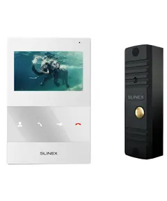 Slinex SQ-04M(White) + ML-16НR(Black) Комплект видеодомофона
