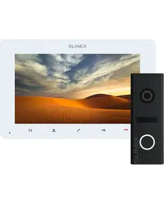 Slinex ML-17HD(Black) + SM-07MHD(White) Комплект видеодомофона