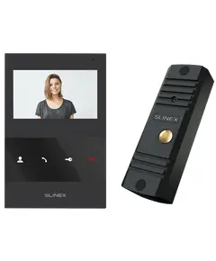 Slinex ML-16HD(Black)+SQ-04M(Black) Комплект видеодомофона