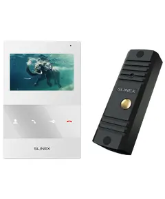 Slinex ML-16HD(Black)+SQ-04M(White) Комплект видеодомофона