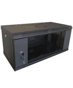 Hypernet WMNC-4U-FLAT-BLACK Шафа коммутаційна настінна 4U 600x450