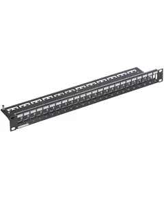 Keystone Corning 19", 1U Патч-панель соединительная для 24 модулей