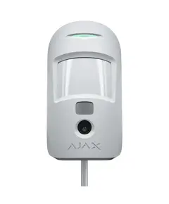 Проводной извещатель движения с камерой Ajax Superior MotionCam white Fibra