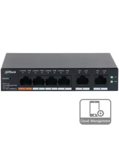 Dahua DH-CS4006-4ET-60 PoE Коммутатор 6 портов управляемый