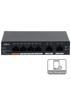 Dahua DH-CS4006-4GT-60 PoE Коммутатор 6 портов управляемый